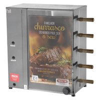 Churrasqueira Rotátiva Elétrica Malta 5 Espetos 220V