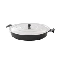 Panela de Aço Carbono com Tampa Hidro 40cm 6 Litros