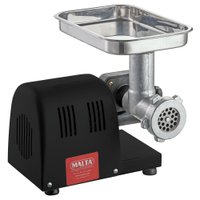 Moedor de Carne Elétrico Malta Boca 8 Preto com Bandeja Inox Bivolt