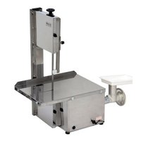 Serra Fita de Mesa Fixa Malta Inox 181cm com Moedor de Carne Boca 8 Bivolt
