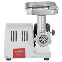 Moedor de Carne Elétrico Malta Boca 8 Branco com Extrusora para Massas Bivolt