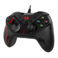 Controle gamer Redragon Rift G710 preto USB