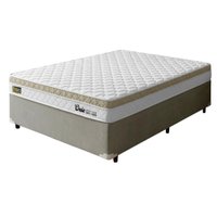 Cama Box Desmontável Queen Espuma Ortopédica Onix D45 158x198x58cm Suporta até 150kg por pessoa