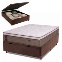 Cama Box Baú Colchão Casal Molas Ensacadas Alameda 138x188x71cm Probel