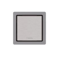 Ralo Neo Square Tramontina em Aço Inox 10 x 10 cm