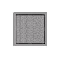 Ralo Neo Hidden Tramontina em PVC 15 x 15 cm