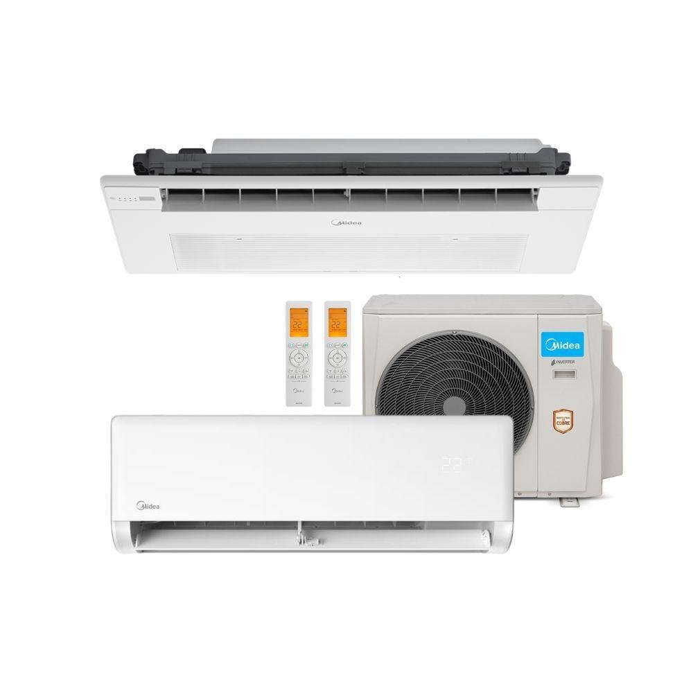 Ar Condicionado Multisplit Bi 27000 Btu(9000+18000) Quente/frio - Inverter - Springer Midea - 220v - 40kvaqb18m5 42agmsb09m5 / 38mbmba18m5
