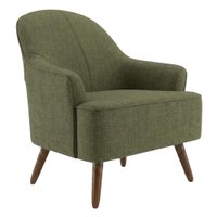 Poltrona Decorativa Naomi Pes Madeira Linho Color Trend TCA 307 MOLL