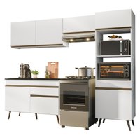 Armário Cozinha Modulada Completa 252cm Florença Multimóveis MP2452