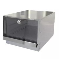 Forno a Gás para Fogão Extra Venâncio 90 Litros Total Inox Porta de Vidro F70