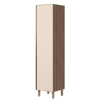 Paneleiro 1 Porta MDF 50X221 cm Kali 122291 Carvalho TOQ Off White Nicioli