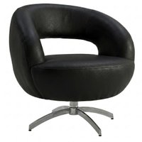 Poltrona Decorativa Topazio Base Giratoria Courino TCS 724 MOLL