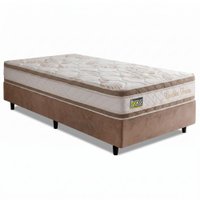 Cama Box Solteiro Molas Ensacadas D33 Double Face 88x188x65cm Hellen - Suporta até 120 kg