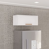 Armário Aéreo Cozinha 71 Cm Rubi 1 Porta Branco/Cinamomo - Pnr Móveis