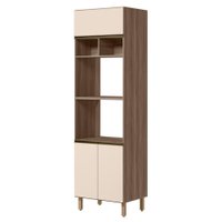 Torre Quente Para Forno E Microondas MDF 70X237 cm Kali 166851 Carvalho TOQ Off White Nicioli