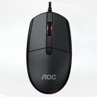 Mouse Usb optico com fio gamer AOC MS130 preto