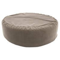 Puff Redondo Gigante Suede Bege