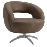 Poltrona Decorativa Topazio Base Giratoria Courino TCS 729 MOLL