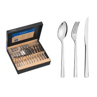 Faqueiro Tramontina Oslo Aço Inox com Facas para Churrasco 24 Peças