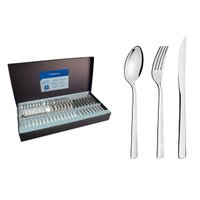Faqueiro Tramontina Oslo Aço Inox com Facas para Churrasco 48 Peças