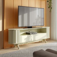 Rack para TV Até 60 Polegadas 1 Gaveta 100% Mdf Tb300 Off White - Dalla Costa