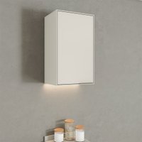 Armário Aéreo Cozinha 40 Cm Fineze 1 Porta 100% Mdf Areia Hp - Henn