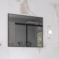 Armário de Banheiro New com Espelho 100% Mdf Carbono - Belizze Móveis