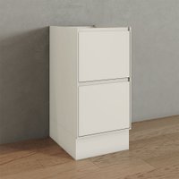 Balcão de Cozinha 40 Cm Fineze 2 Gavetas 100% Mdf Areia Hp - Henn