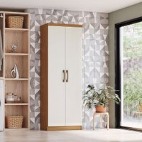 Armário Multiuso 2 Portas Margarida Cinamomo/Off White - Henn