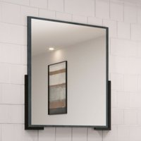 Armário de Banheiro Miami com Espelho 100% Mdf Carbono - Belizze Móveis