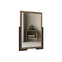 Armário de Banheiro Opera com Espelho 100% Mdf Ecoe19160 Noce - Belizze Móveis