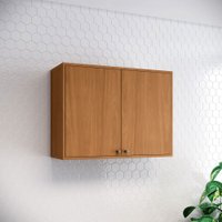 Armário Aéreo Cozinha 80 Cm Venaly 2 Portas Cinamomo - Henn