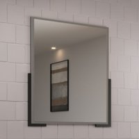 Armário de Banheiro Miami com Espelho 100% Mdf Cimento - Belizze Móveis