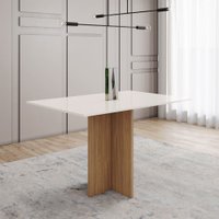 Mesa de Madeira Kira 120 Cm Nature/Off White  - Henn