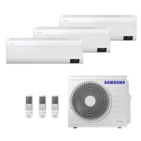 Ar Condicionado Tri Split Samsung Wind Free 28000 BTUs (HW 09K+12K+12K) Quente e Frio Inverter 220V R410A