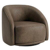 Poltrona Decorativa Organica Joy Base Giratoria Courino TCS 729 MOLL