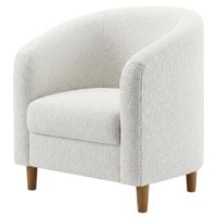 Poltrona Decorativa Aura Pes Madeira Boucle TCE 1010 MOLL
