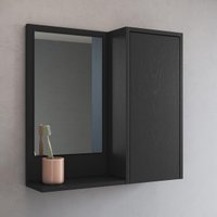 Espelheira de Banheiro com 1 Porta 60cm Multimóveis CRART-EPL002 Grafite