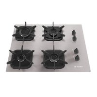 Fogão Cooktop MCG4BK 4 Bocas Ultra Chama Mueller