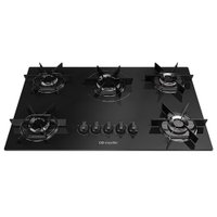 Fogão Cooktop MCG5BB 5 Bocas Mesa de Vidro Ultra Chama Mueller Preto/Bivolt