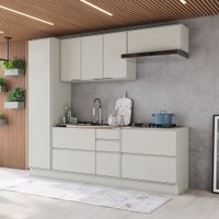 Cozinha Completa Fineze 6 Portas 6 Gavetas 100% Mdf Areia Hp - Henn