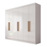 Guarda Roupas Casal 6 Portas 2 Gavetas Madrid