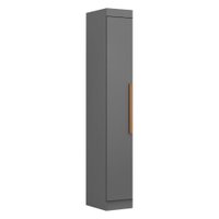 Armário Multiuso para Lavanderia 1 Porta 4 Prateleiras Madrid