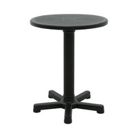 Mesa Tramontina Capri Preto 59 cm em Polipropileno