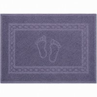 Toalha de Piso Luxo 100% Algodão 450g/m² 45x68cm Bene Casa Cinza Lápis