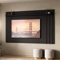 Painel Parede Ventura Carraro Preto Touch