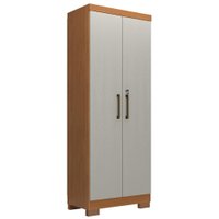 Armario Multiuso 2 Portas Maxus 61X187 cm Cinamomo Areia ZANZ
