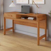 Escrivaninha/Mesa Escritório com 1 Gaveta e Nicho 135cm Multimóveis CRJCM-ESC001 Cinamomo