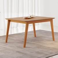 Mesa de Jantar 6 Lugares 160cm Retangular Retrô Multimóveis CRJCM-MES003 Cinamomo