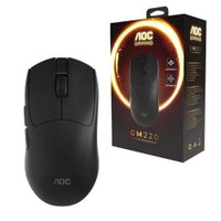 Mouse Usb optico sem fio AOC G220 Trimode preto